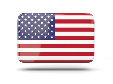 Amerika Birleşik Devletleri bayrağı ile kare simgesi