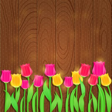 siyah davetiyeli kırmızı lale