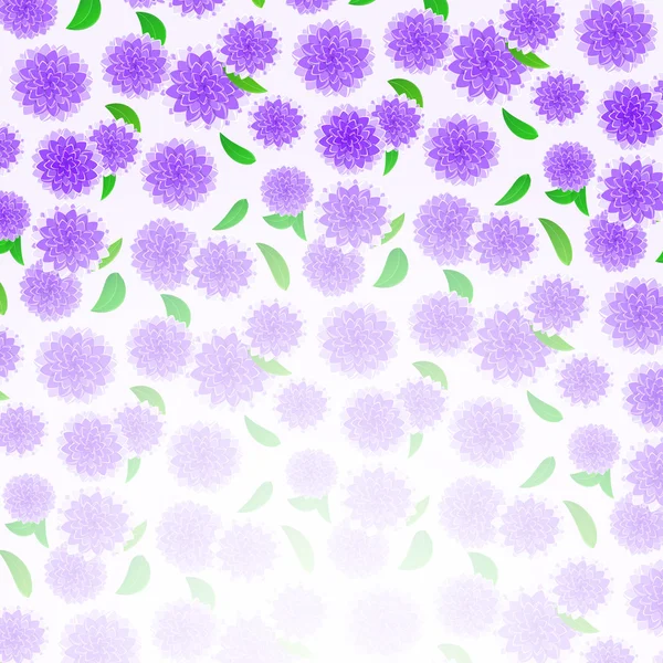 Violet bloemplaat uitnodiging — Stockvector