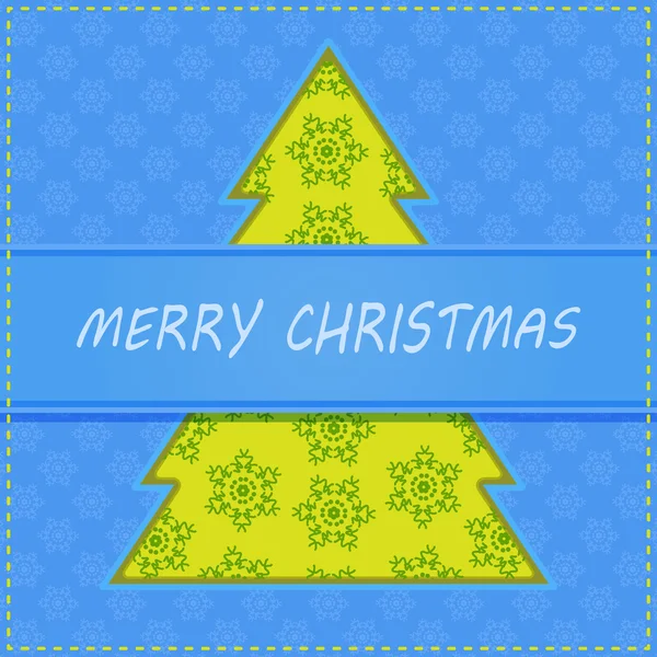 Papier arbre de Noël — Image vectorielle