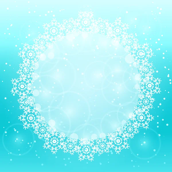 Décoration flocon de neige — Image vectorielle