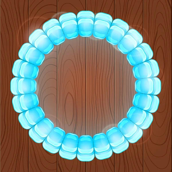 Licht blauw Bubble — Stockvector