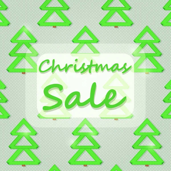 Christmas Sales Sign — Stock Vector