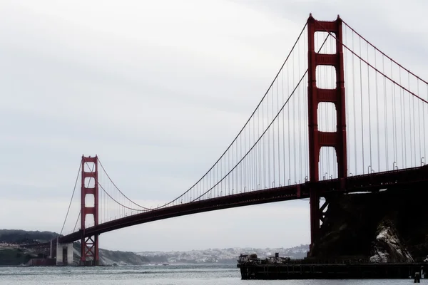 San Francisco Golden Gate Bridge Du côté de Marin — Photo