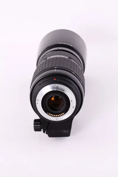 Zoom Lens Detached From Camera Rear View — Stock Photo, Image