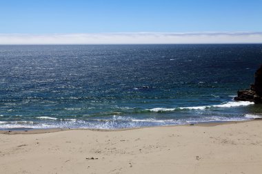 Kuzey California Beach yaz saati mavi gökyüzü