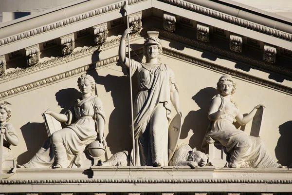 Detalhe Tiro de estátuas no Capitólio do Estado da Califórnia — Fotografia de Stock