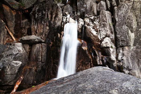 Lowest Chilnualna Falls Long Exposure Yosemite Park — Stock Photo, Image