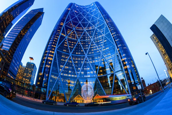 De toren van de boog in Calgary, Alberta Canada. — Stockfoto