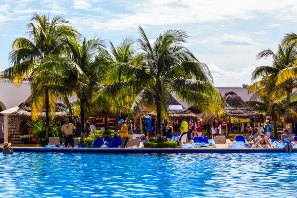 Costa Maya Cruise Ship Terminal idealna Ośrodek wypoczynkowy — Zdjęcie stockowe