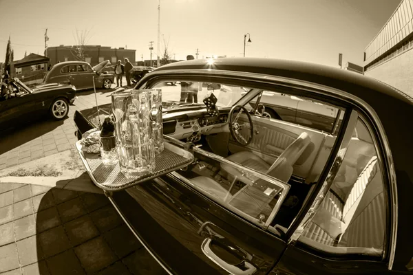 Vintage coches Mostrar río clásico — Foto de Stock