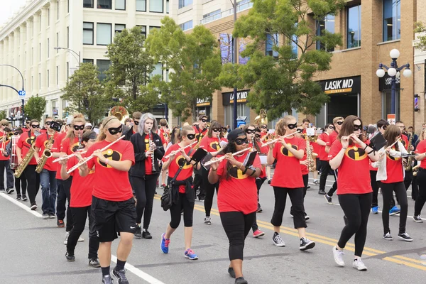 Marching bans zijn op Parade — Stockfoto