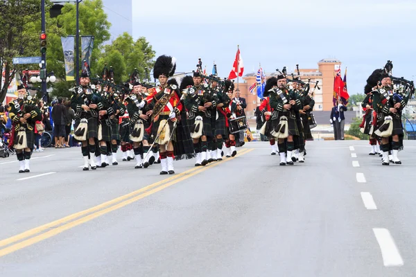 Marching bans zijn op Parade — Stockfoto