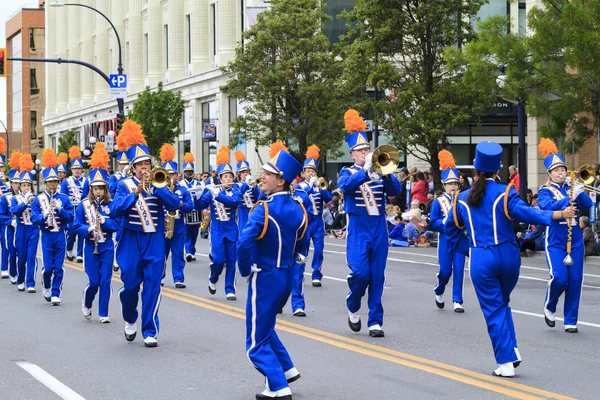 Marching tilalmak vannak parádé — Stock Fotó