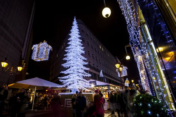 Mercado de Natal em Budapeste — Fotografia de Stock