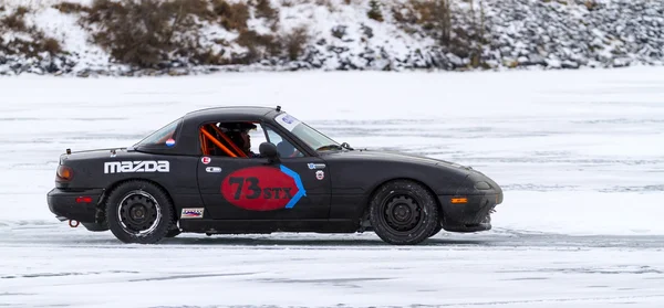 Car Racing On Ice — Stock Photo, Image