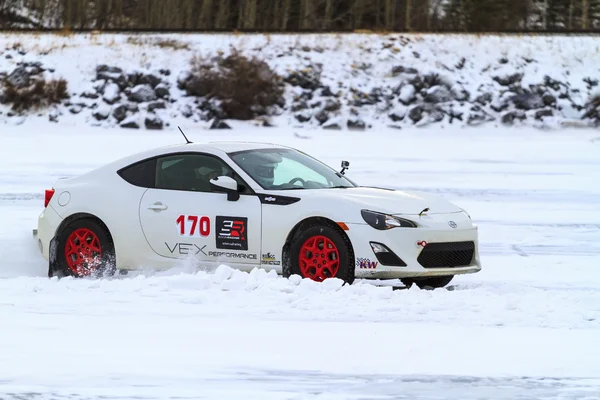 Car Racing på is — Stockfoto