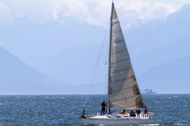 Meşgul Victoria Harbor Yelken