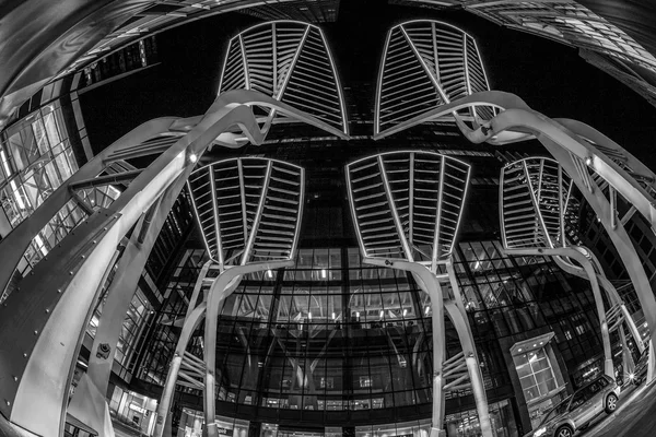 Panorama nocturno de Calgary — Foto de Stock