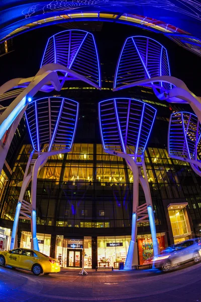 캘거리 건축 의 밤 — 스톡 사진