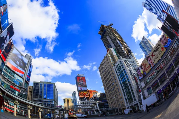 Geschäftige Innenstadt toronto — Stockfoto