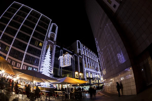 Calles de Budapest en Navidad — Foto de Stock