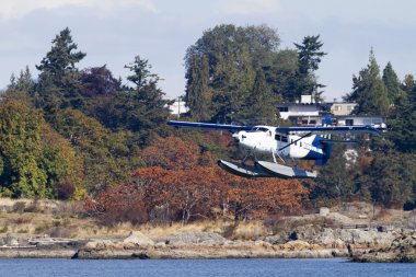Float uçak Victoria Harbor