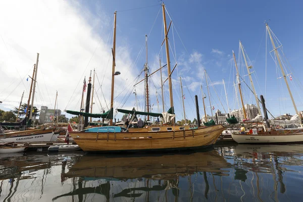 Piękny port łodzi Classic — Zdjęcie stockowe