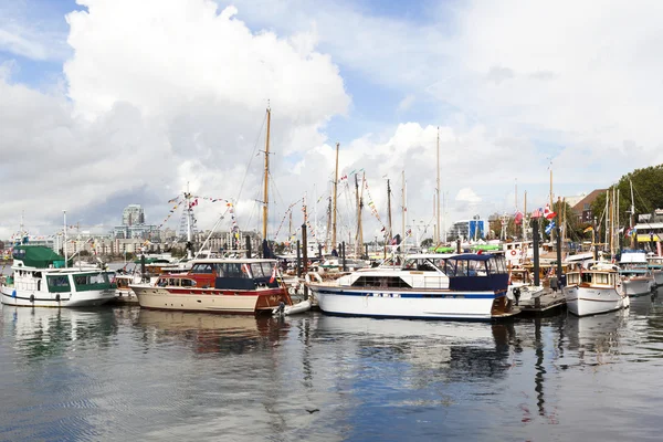 Klassieke boten Victoria Habout - Canada. — Stockfoto