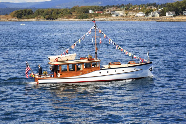 Klassische Boote in einem Festival — Stockfoto