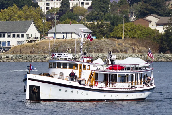 Schöne klassische Boote in victoria festival — Stockfoto