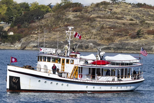 Barcos clássicos bonitos em Victoria Festival — Fotografia de Stock