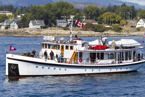 Hermosos barcos clásicos en el Festival de Victoria — Foto de Stock