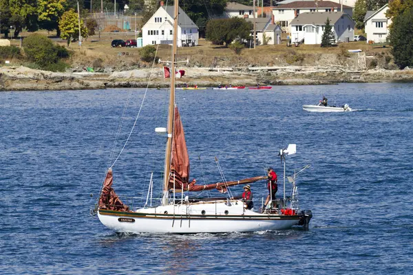 Klassiska båtar i Victoria Festival — Stockfoto