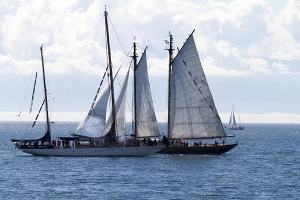 Klassieke boten In Victoria Festival — Stockfoto