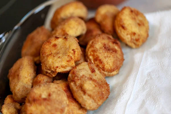 Comida Frita Vegetal Preparação — Fotografia de Stock