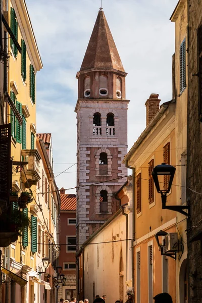 Zadar Kroatië 2019 Smalle Straatjes Inwoners Van Oude Stad Zadar — Stockfoto