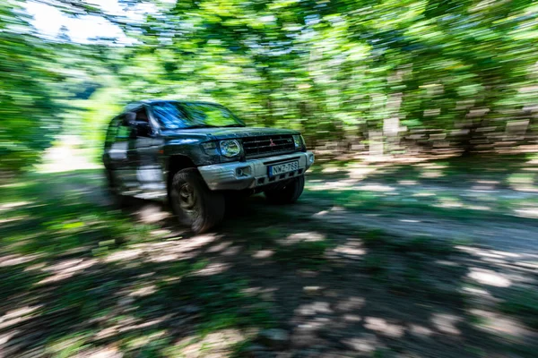 Maďarsko Matra Mountain Range Září 2020 Různá Vozidla Náhonem Kola — Stock fotografie