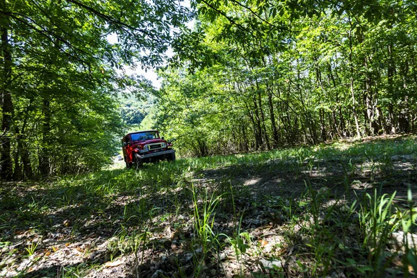 Maďarsko Matra Mountain Range Září 2020 Různá Vozidla Náhonem Kola — Stock fotografie