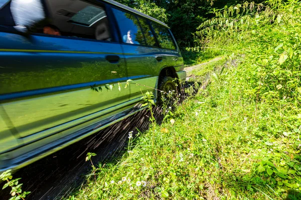 Hungary Matra Mountain Range Sept 2020 Different Wheel Drive Vehicles — Stock Photo, Image