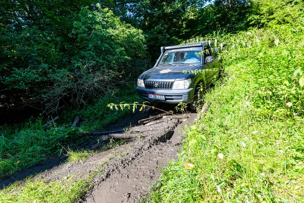 Maďarsko Matra Mountain Range Září 2020 Různá Vozidla Náhonem Kola — Stock fotografie