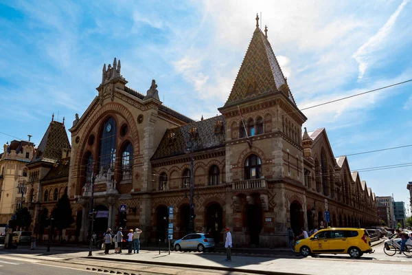 Budapeszt Węgry Maja 2018 Wielka Hala Targowa Great Market Hall — Zdjęcie stockowe