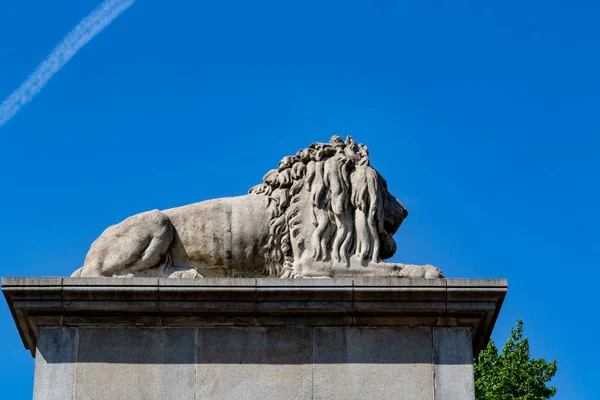 Escultura Leão Cidade — Fotografia de Stock