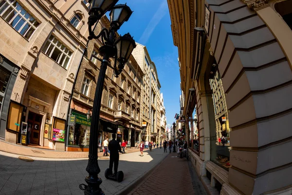 Budapest Ungarisch April 2019 Touristen Und Besucher Auf Der Berühmten — Stockfoto