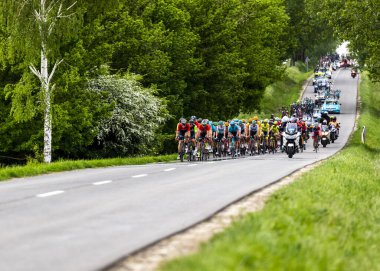  Macaristan 12 Mayıs 2021: Birinci aşama sırasında Siofok ve Kaposvar arasında yolculuk. 