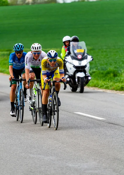 Hungary May 2021 Belgian Yellow Blue Leading Stage Siofok Kaposvar — Foto de Stock