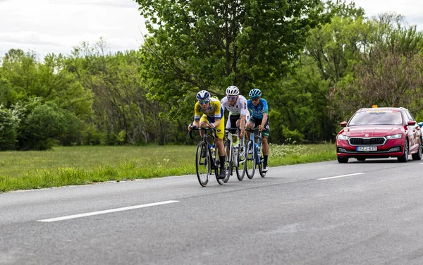 Hungary May 2021 Belgian Yellow Blue Leading Stage Siofok Kaposvar — Foto de Stock