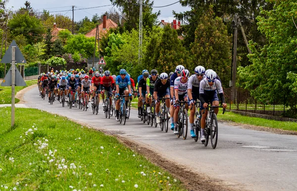 Угорщина День 2021 Фінальні Етапи Велогонки Тур Хонгрі 2021 Автострадах — стокове фото