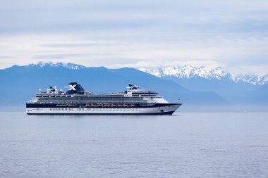 Denizde gemi gezisi.