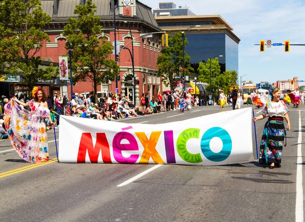 Victoria Canadá Mayo Desfile Más Grande Victoria Que Atrae Más —  Fotos de Stock